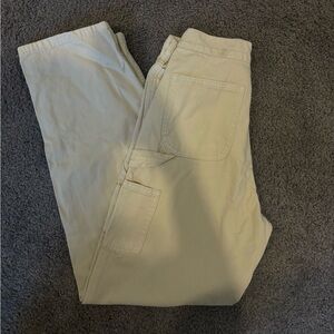 Women’s Cream Cargo Pants